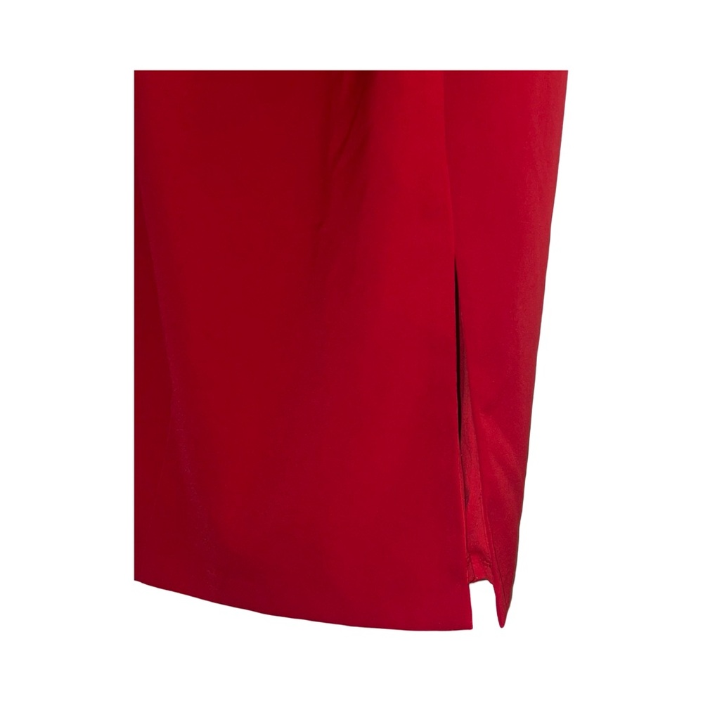 Red One Shoulded Dress - Picture 4 of 4
